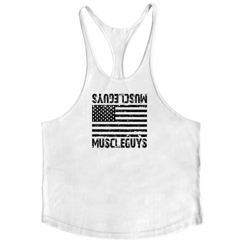 Bodybuilding Cotton Gym Sleeveless Tank Top