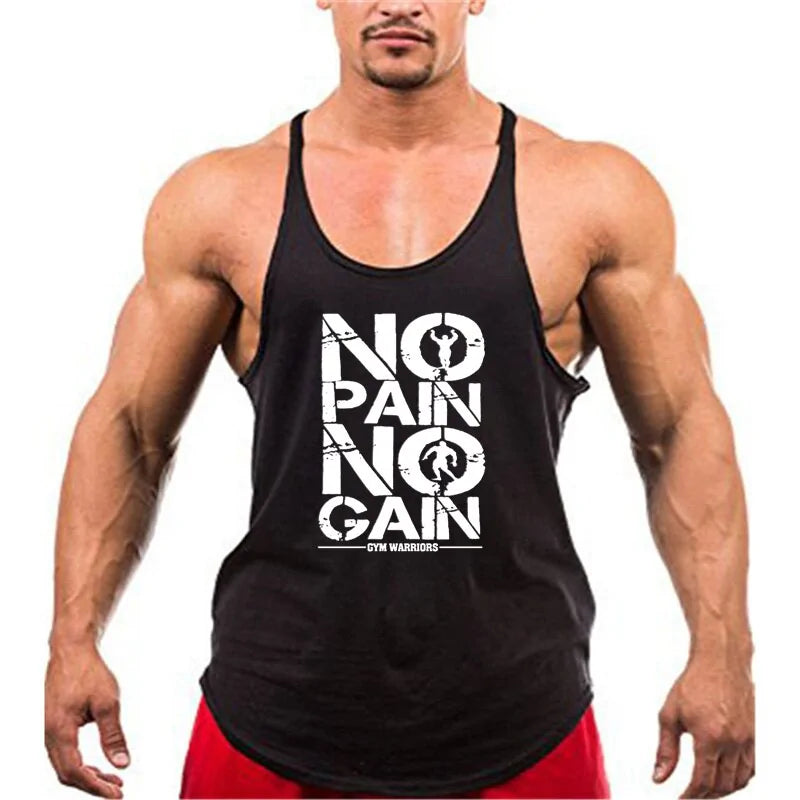 Bodybuilding Cotton Gym Sleeveless Tank Top