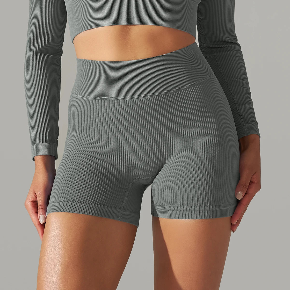 Seamless High Waist Yoga Shorts