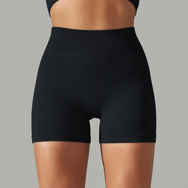 Seamless High Waist Yoga Shorts