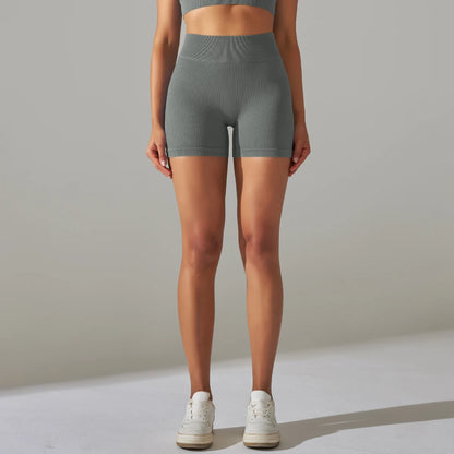 Seamless High Waist Yoga Shorts