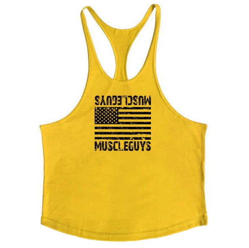 Bodybuilding Cotton Gym Sleeveless Tank Top