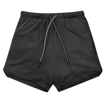 Men 2 in 1 Running Shorts