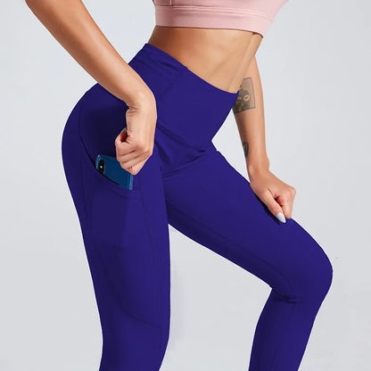 Peach Hart Sports Nylon Leggings