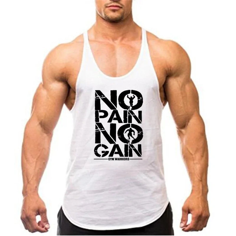 Bodybuilding Cotton Gym Sleeveless Tank Top