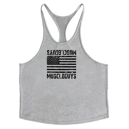 Bodybuilding Cotton Gym Sleeveless Tank Top