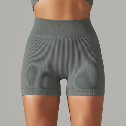 Seamless High Waist Yoga Shorts