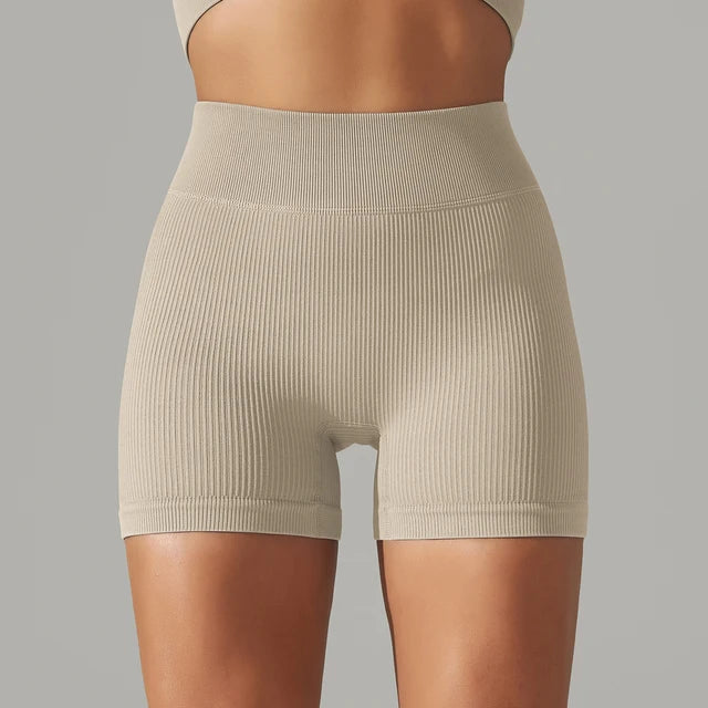 Seamless High Waist Yoga Shorts