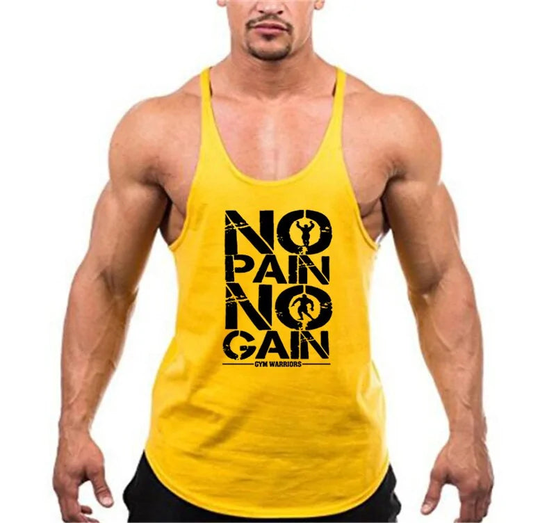 Bodybuilding Cotton Gym Sleeveless Tank Top