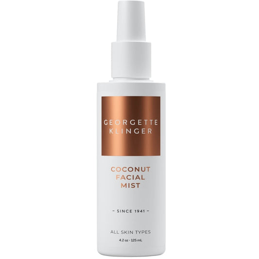 Coconut Facial Mist - Hydrating, Long-Lasting Makeup Setting Spray with Moisturizing Antioxidants for Dewy Matte Face, Protects and Plumps Dehydrated Skin - 4.2 Oz